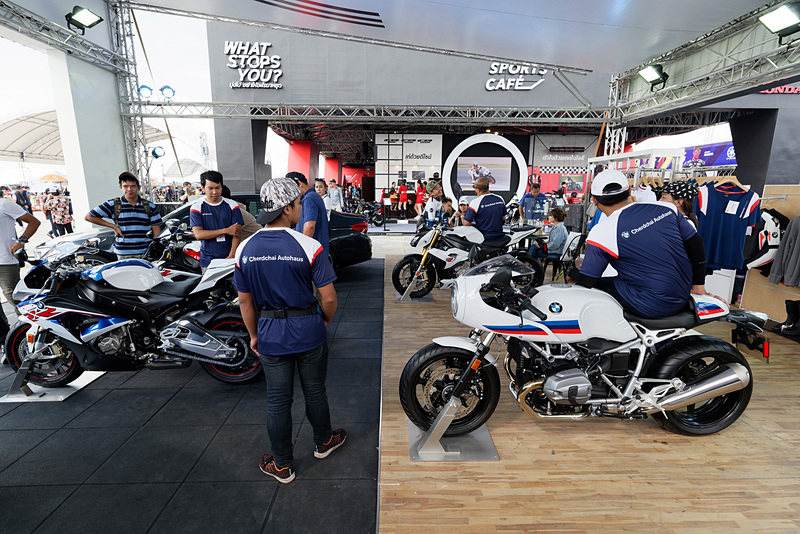 BMW Motorradのブース