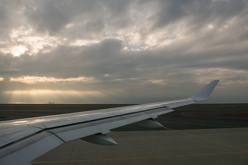 遅れは発生しつつもセントレアから離陸