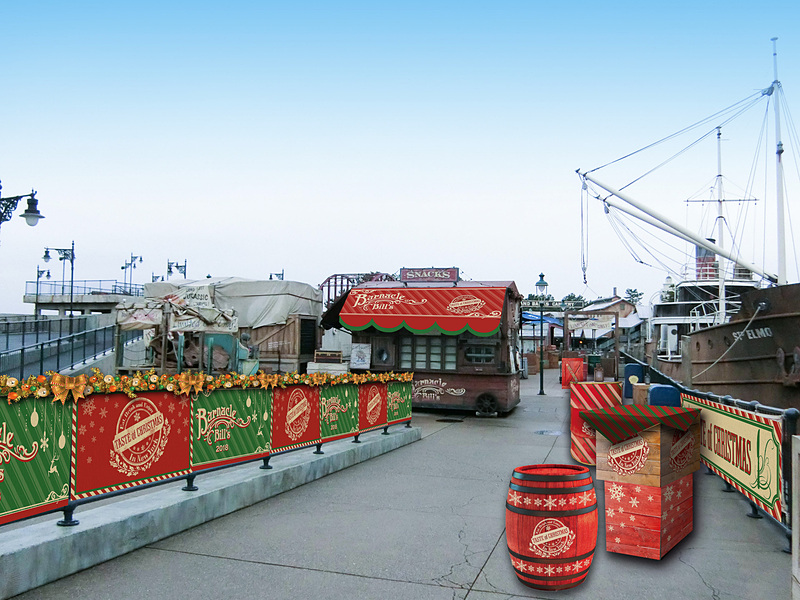 ニューヨークエリアは「テイスト・オブ・クリスマス」の温かみのあるデコレーションが施されてクリスマスムードに