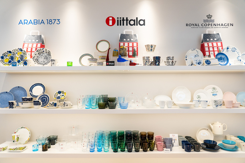 イッタラやアラビアなどの定番商品もずらり