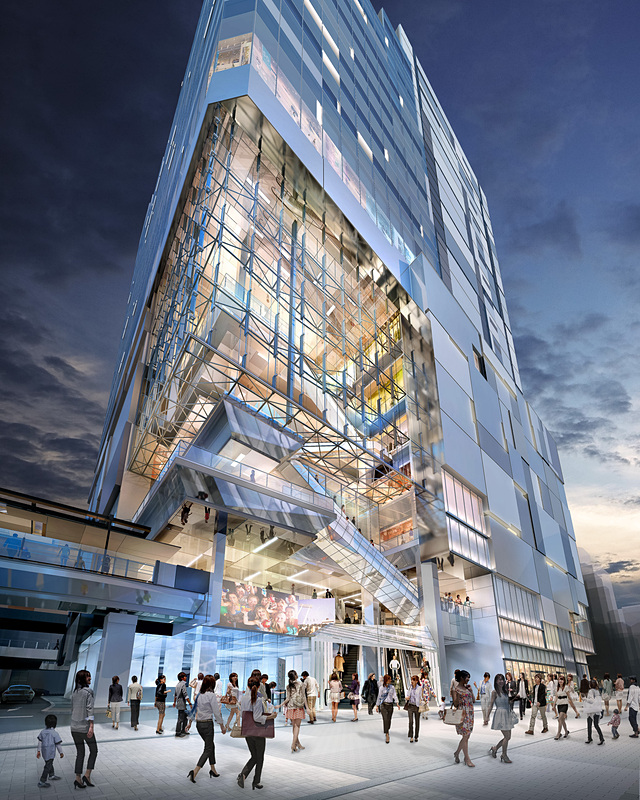 空港リムジンバスも乗り入れる「渋谷フクラス（SHIBUYA FUKURAS）」（提供： 東急不動産株式会社）