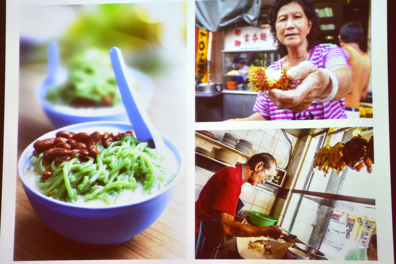 グリーンのビジュアルが鮮やかなチェンドルは伝統的なデザート