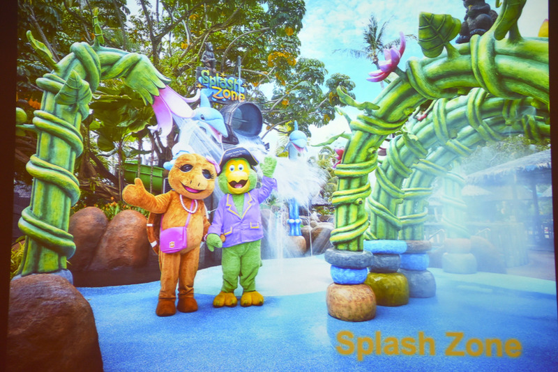 子供向けの施設「Splash Zone」などが充実しているので家族連れに人気