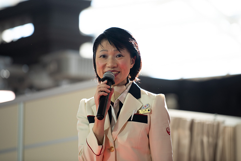 CA歴3年（と強調していた）ベテランCAの伊藤さんが講師