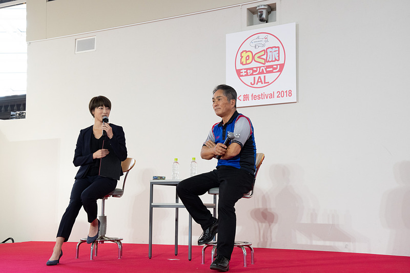 STIチーム総監督 辰己氏のステージ