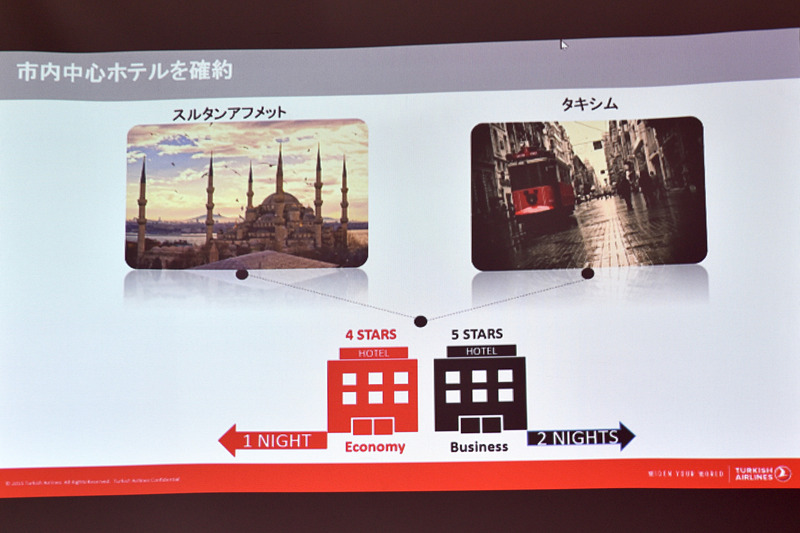 「STPC」は空港に近いホテルだったが、「よっ得！ イスタンブール」は市内が満喫できるように旧市街と新市街のホテルとなる