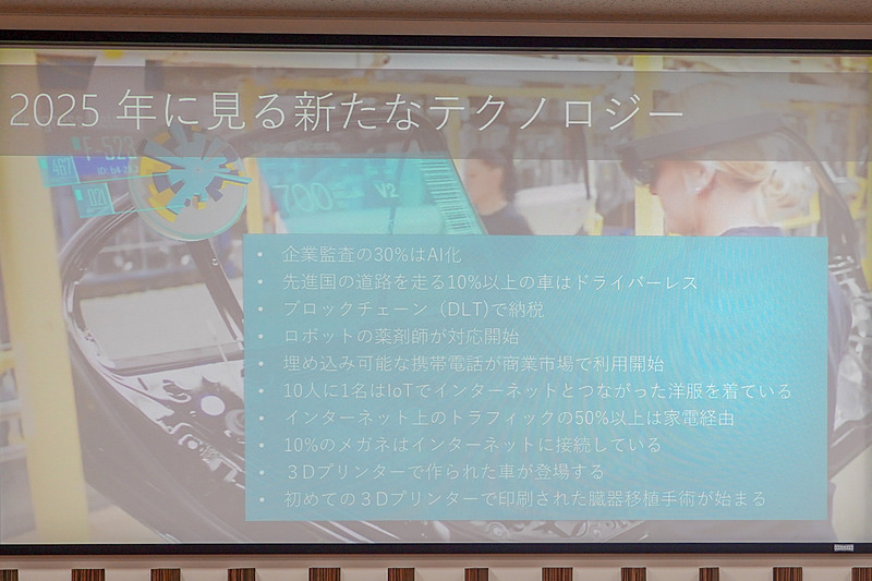 手島氏のプレゼンスライド