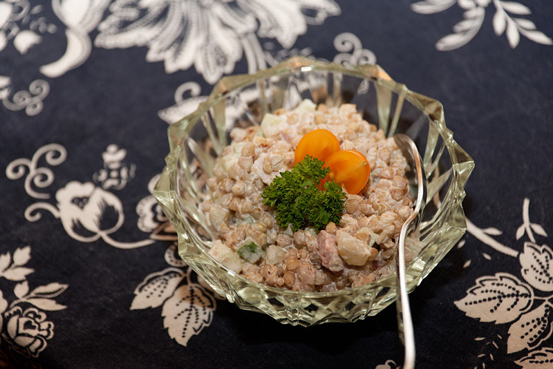 蕎麦の実のサラダ