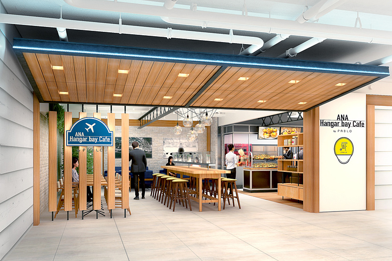 羽田空港国内線 第1旅客ターミナル5階にオープンする「THE HANEDA HOUSE」に、ANAとチーズタルト専門店「PABLO（パブロ）」によるコラボレーションカフェ「ANA Hangar bay Cafe by PABLO」が出店する