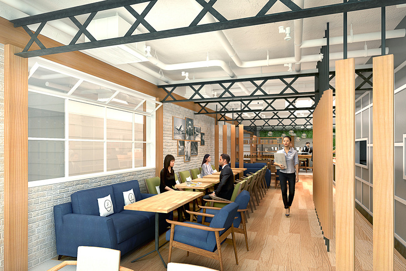 「ANA Hangar bay Cafe by PABLO」の店内イメージ