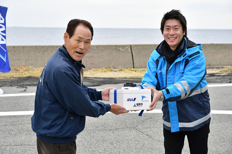 無事、手渡すことができた