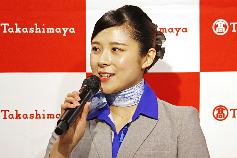 全日本空輸株式会社 CA（客室乗務員）の田中詩乃氏