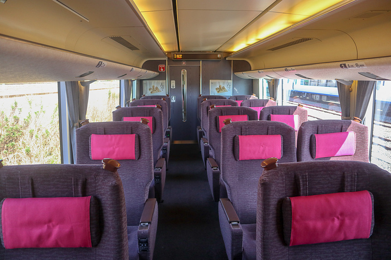 「らくラクはりま」のグリーン席