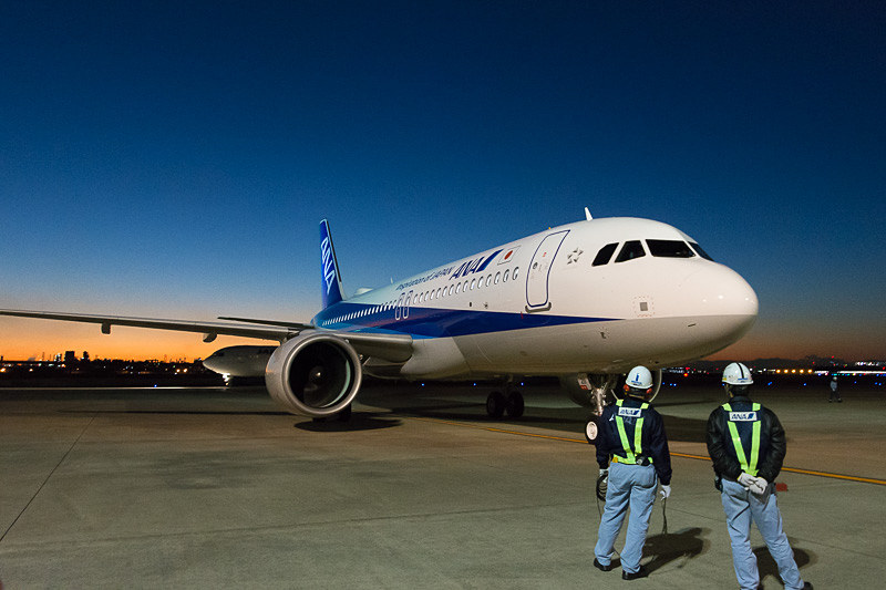 ANAのエアバス A320neo型機