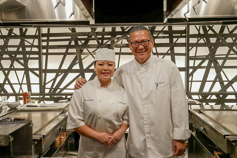 ラスベガスの有名シェフのお店でディナーを堪能。和の鉄人・森本正治シェフにも会えました