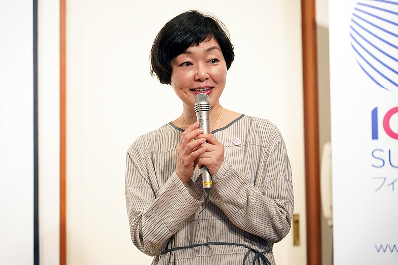 フィンランドが舞台の映画「かもめ食堂」に出演した女優の小林聡美さん