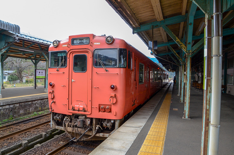 赤い列車に乗りました
