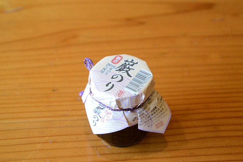 平日特典でプレゼントしている「のりの佃煮」