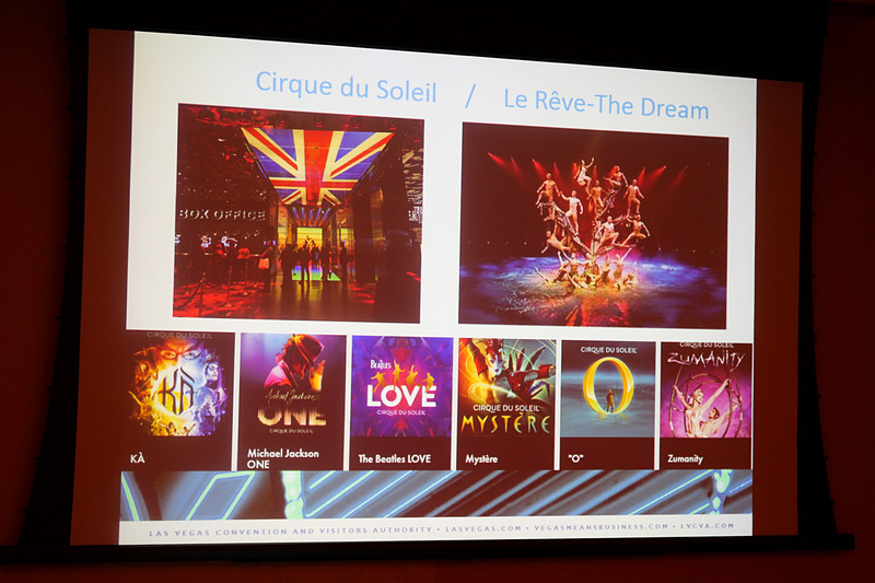 ラスベガスで開催されているシルク・ドゥ・ソレイユのショーでは、VIPシートを用意したショーが登場しているという