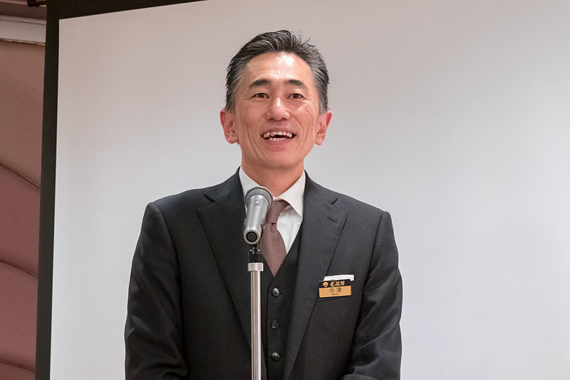 ホテル金波楼 専務取締役 総支配人 今津一也氏