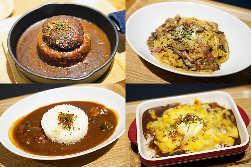 そのほかにもパスタやカレー、ドリアなどがラインアップ。手頃感ある価格が魅力だ