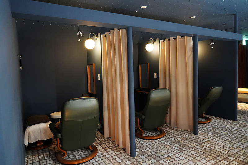 ヘッドスパの部屋は3つ