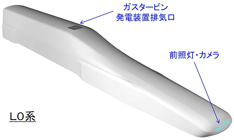 先頭車の前照灯と前方視認用カメラの位置を上部に変更し前方の視認性を向上