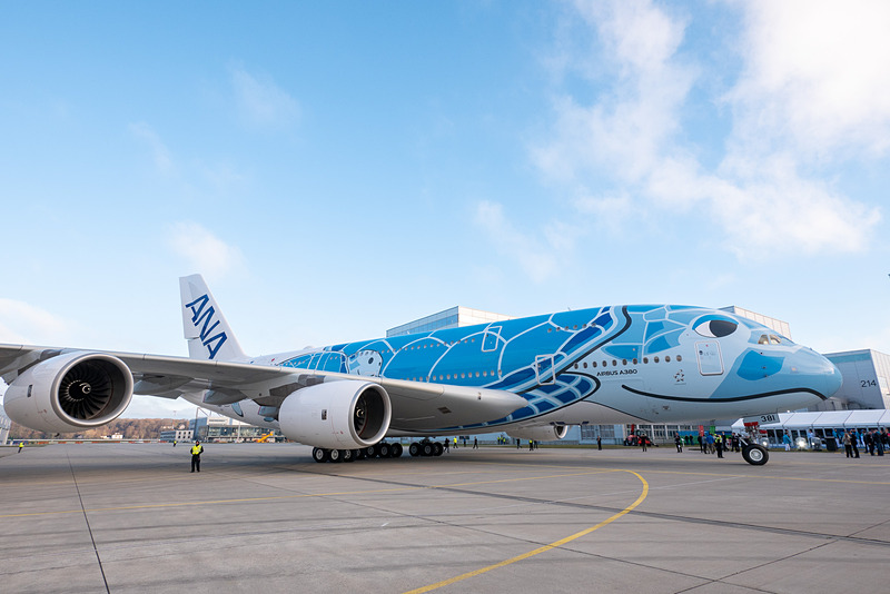 ANAが2019年5月24日に就航するエアバス A380型機「FLYING HONU（フライング・ホヌ）」。この導入に合わせて提供を開始する機内食についてインタビューした
