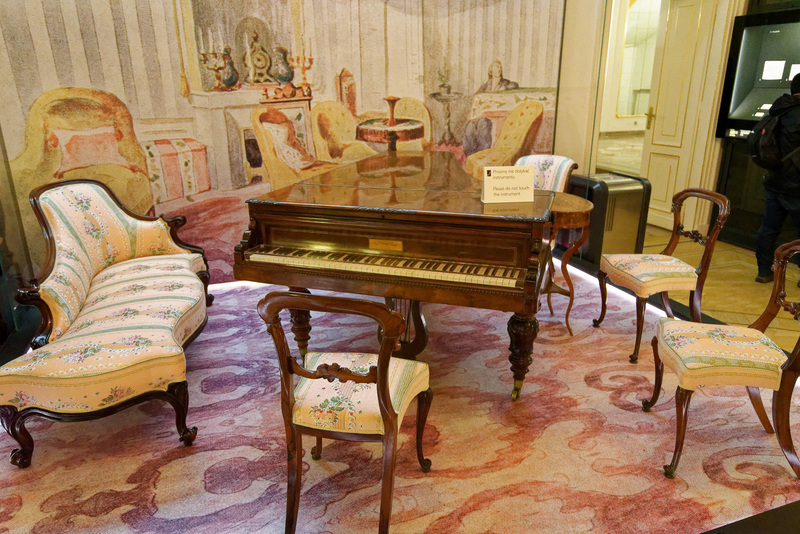 ショパンが晩年使用していたというピアノ