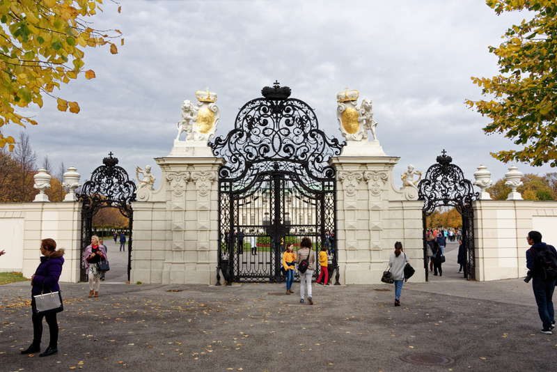 ヴェルベデーレ宮殿。画家グスタフ・クリムトなどの作品が展示されている