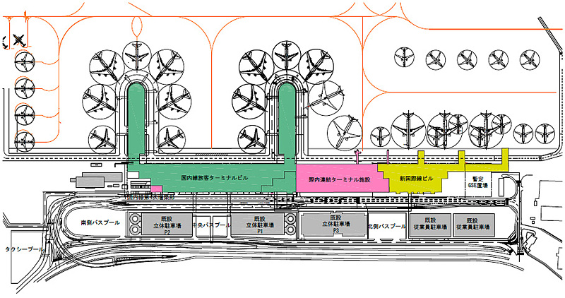 那覇空港に2019年3月19日にオープンする際内連結ターミナルの概要（同社ニュースリリースより）
