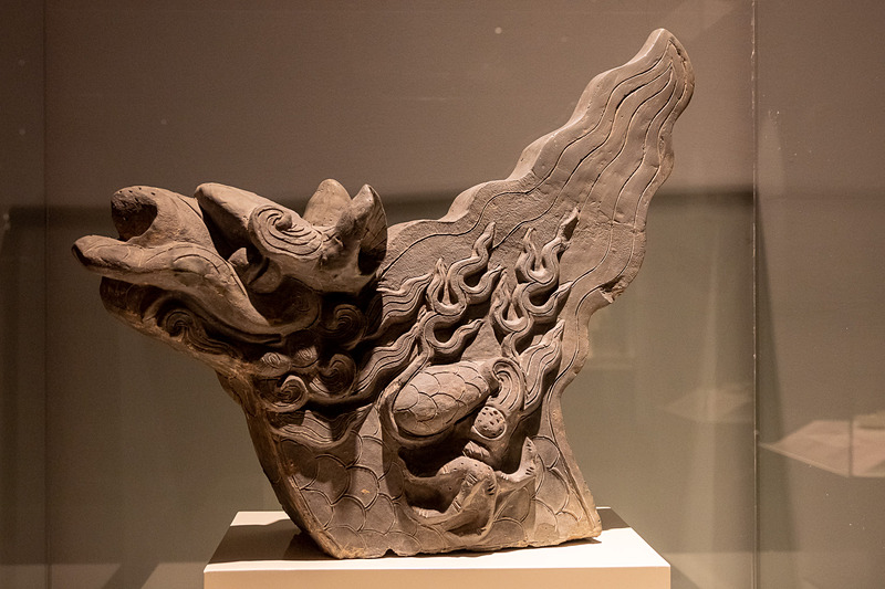 タンロン遺跡での発掘品を展示する博物館