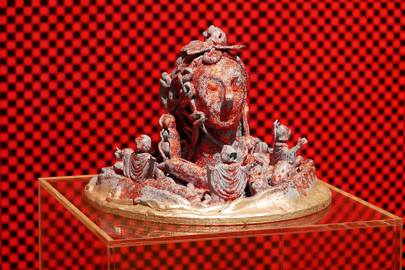 今回のツアーで訪れたときには、ちょうど日本人アーティストの作品を取り上げた展示が行なわれていました