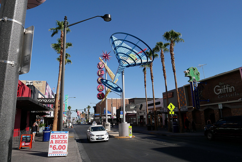 昔ながらの雰囲気が残る、ラスベガスのダウンタウン地区。ゆったりと時間が流れているような印象です