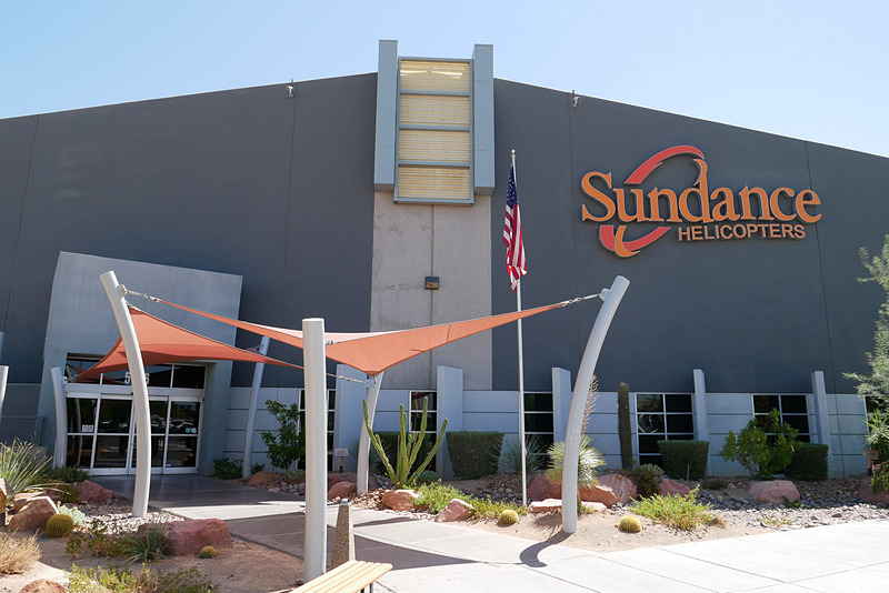 いろいろなヘリコプターツアーを実施している「Sundance Helicopters」。今回はグランドキャニオンツアーに参加しました