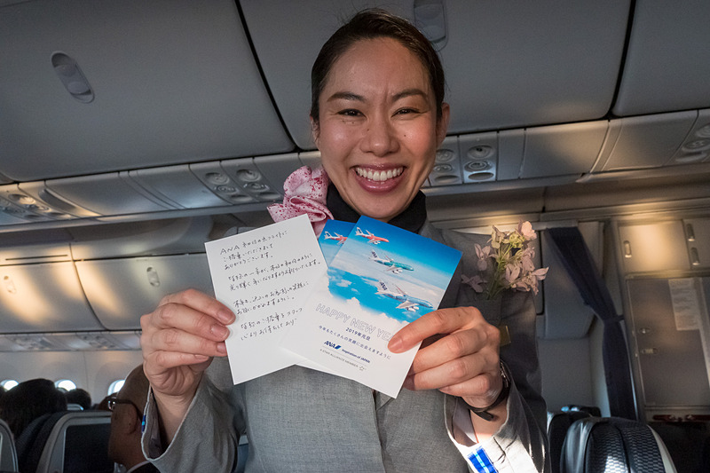 手書きメッセージ入りカードをプレゼント