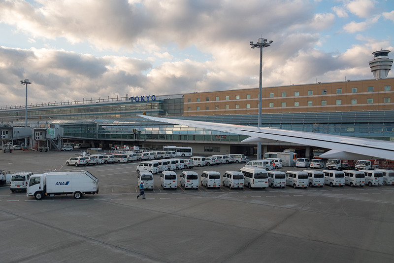 8時ちょうどにスポットへ帰着