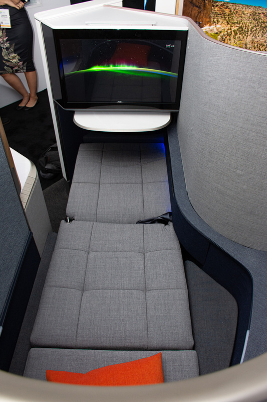 ビジネスクラスをイメージしたシート