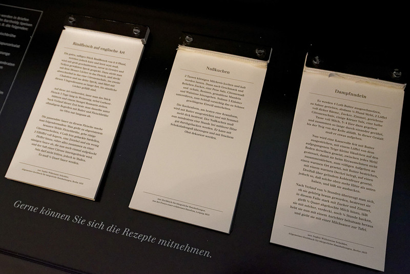 英国風肉料理、ナッツケーキなどのメンデルスゾーンが好きだったレシピ。持って帰ってもOK