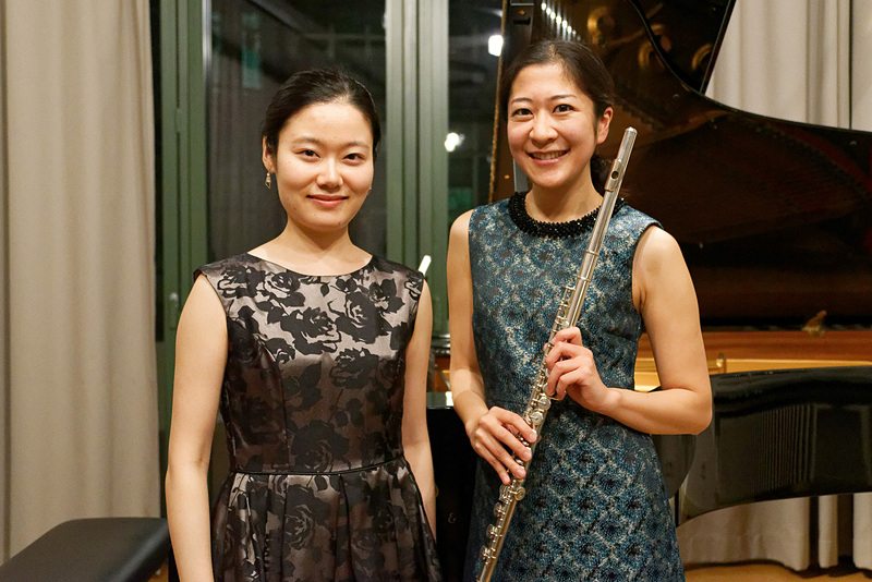 フェリックス・メンデルスゾーン・バルトルディ音楽演劇大学ライプツィヒで学ぶ渡辺晴香さん（左）と大井絵理子さん（右）