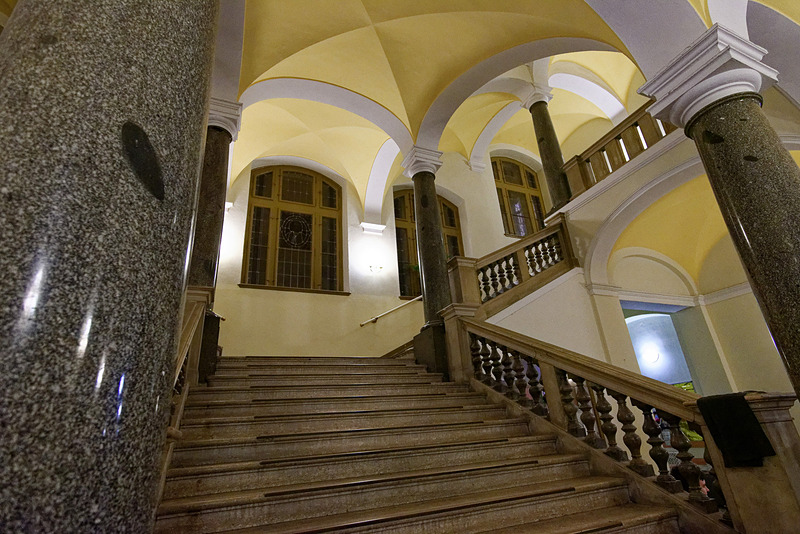 学校の内部も案内していただいた