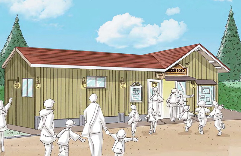 ムーミンバレーパークの「ムーミン谷」にある写真スタジオ「ムイック フォト」