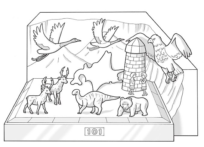 ヘルシンキ大聖堂の雪像など