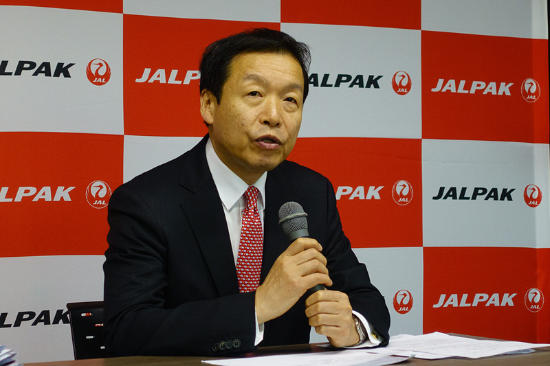 株式会社ジャルパック 代表取締役社長 江利川宗光氏