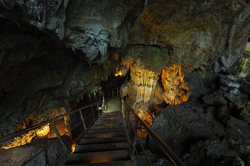 見学ルートは足元がしっかりしているので安心です