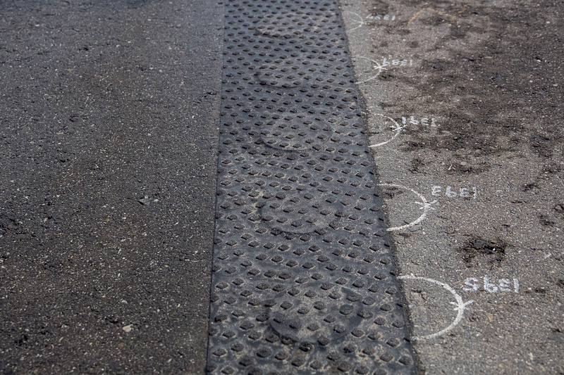 設置された磁気マーカー