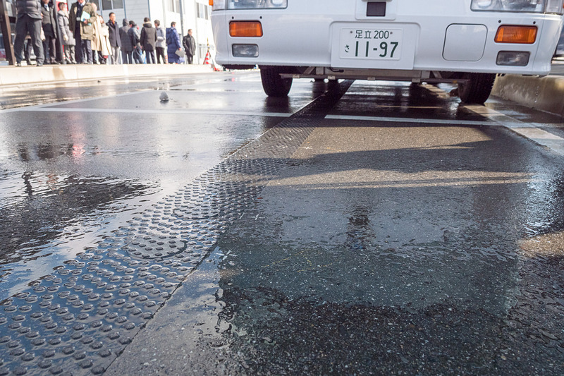 設置された磁気マーカー