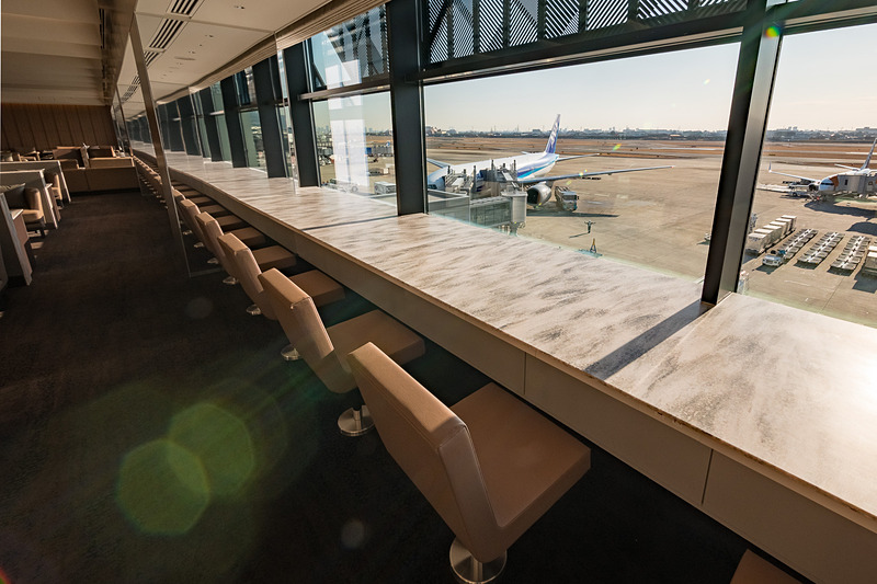 ANA SUITE LOUNGEからの眺め