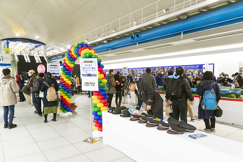 みなとみらい駅地下3階のみらいチューブで行なわれたファミリーフェスティバル