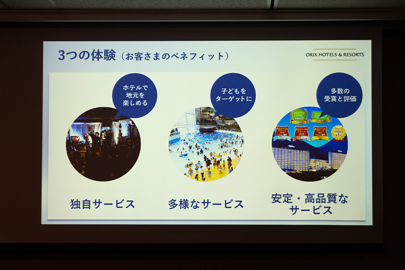 施設ごとに特色を打ち出し、集客につなげている。アワードも多数受賞している